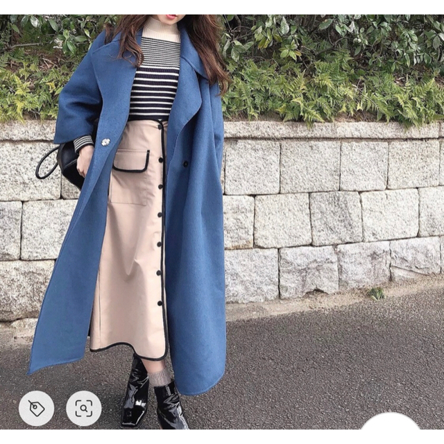 ⭐️新品 AMAIL Big collar smart coat レディースのジャケット/アウター(ロングコート)の商品写真