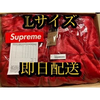 シュプリーム(Supreme)のSupreme North Faux Fur Nuptse Jacket RED(ダウンジャケット)