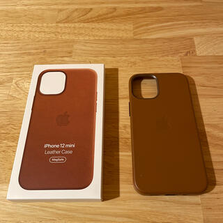 アップル(Apple)のiPhone 12 mini Leather Case MagSafe(iPhoneケース)