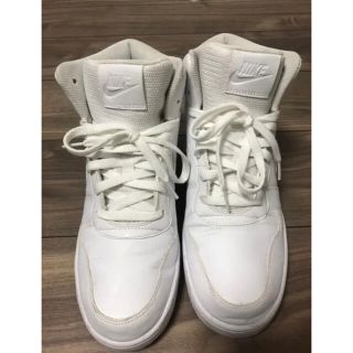 ナイキ(NIKE)の【中古靴】NIKE ナイキ スニーカー 白 メンズ27.5cm(スニーカー)