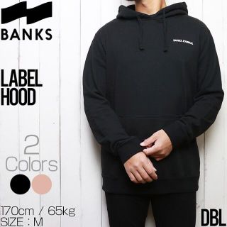 BANKS バンクス LABEL HOOD GRAPHIC FLEECE(パーカー)