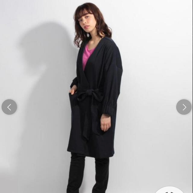 ViS(ヴィス)のvis タックボリューム袖コート レディースのジャケット/アウター(トレンチコート)の商品写真