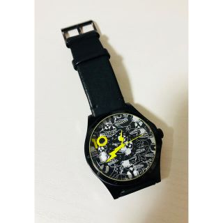 マークバイマークジェイコブス(MARC BY MARC JACOBS)の【電池新品の美品】マークバイマークジェイコブスの限定デザイン腕時計 ブラック☆(腕時計(アナログ))