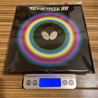 バタフライ(BUTTERFLY)のbutterfly(タマス) テナジー80 トクアツ(2.1mm) 赤(卓球)