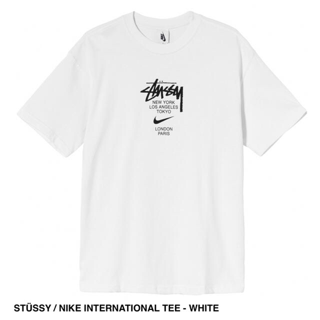 STUSSY - STUSSY NIKE INTERNATIONAL TEE Mサイズ 白の通販 by ...