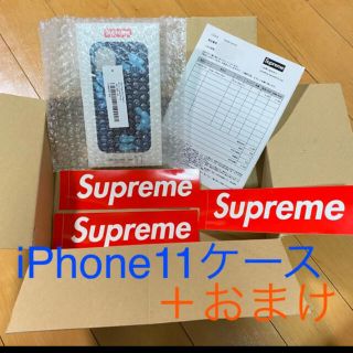 シュプリーム(Supreme)のSupreme iPhone 11 Case Blue Camo ＋おまけ(iPhoneケース)