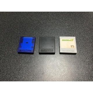 ゲームキューブ　メモリーカード　3枚セット(その他)