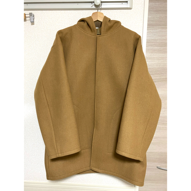 COMOLI(コモリ)のAURALEE HEAVY MELTON HOODED COAT コート メンズのジャケット/アウター(ステンカラーコート)の商品写真