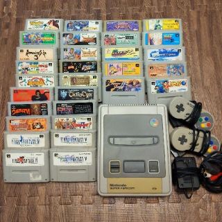 スーパーファミコン(スーパーファミコン)のスーパーファミコン 本体・ソフトセット  ソフトは5本選択(家庭用ゲーム機本体)