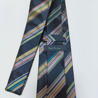 ポールスミス(Paul Smith)のPaul Smith 新品ネクタイ  紺地マルチストライプ(ネクタイ)