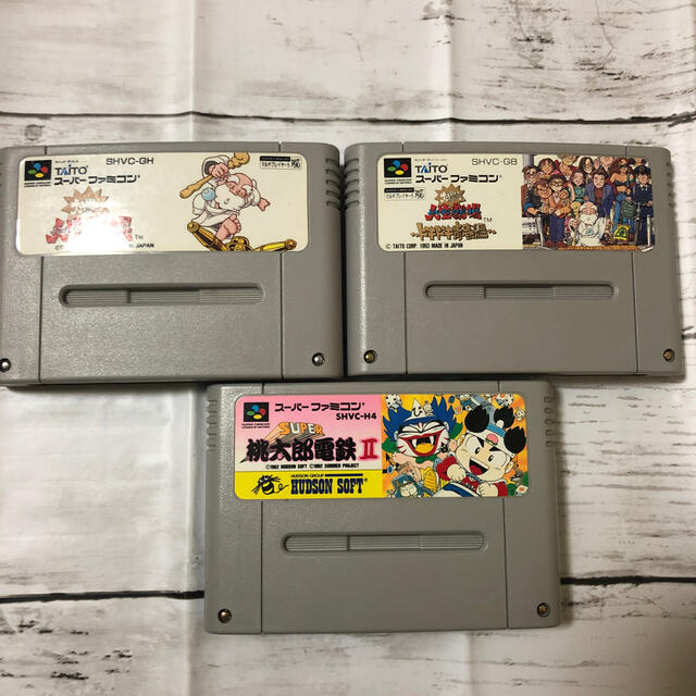 スーパーファミコン(スーパーファミコン)のスーパーファミコン　ソフト　3本セット エンタメ/ホビーのゲームソフト/ゲーム機本体(家庭用ゲームソフト)の商品写真