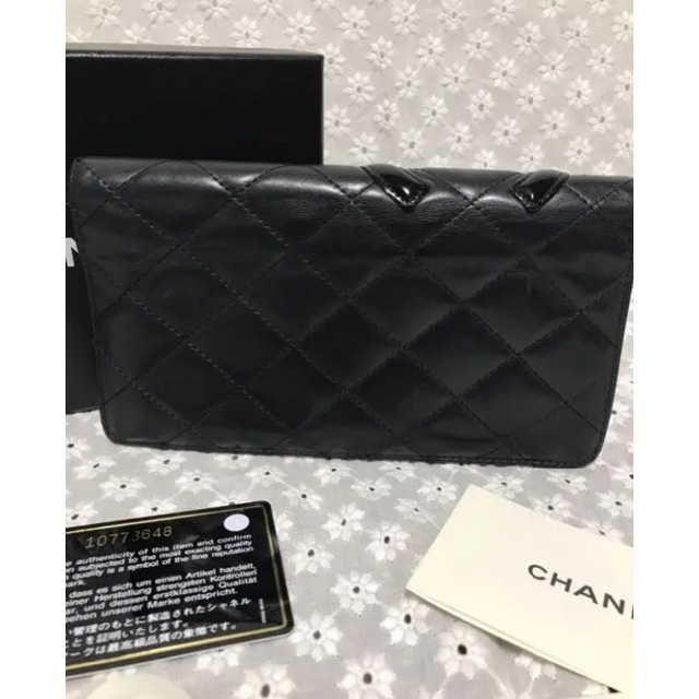 ★美品‼️CHANELシャネル  カンボンライン長財布★