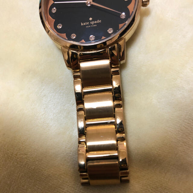 kate spade NEW YORK - ケイトスペード ローズゴールド 腕時計の kate spade NEW YORK - ケイトスペード ローズゴールド 腕時計の