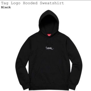 シュプリーム(Supreme)の【美中古】 Supreme Tag Logo Hooded Sweatshirt(パーカー)