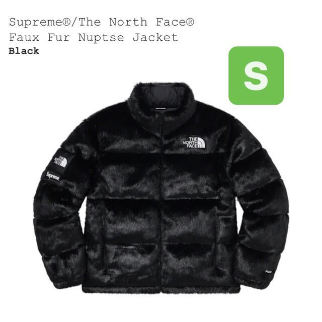 The North Face Faux Fur Nuptse JacketBlackSIZE