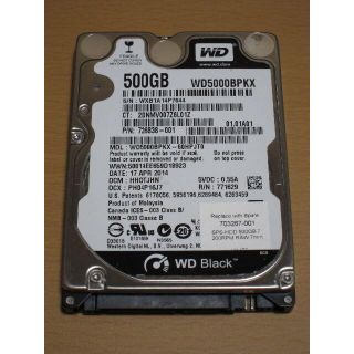 Panasonic DIGA 修理交換用。2.5インチ HDD 500GB(PCパーツ)