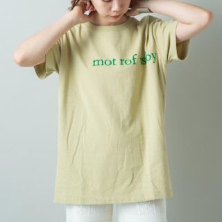 カスタネ(Kastane)のフロッキー大ロゴTee(Tシャツ(半袖/袖なし))