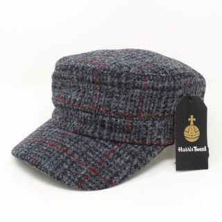 ハリスツイード(Harris Tweed)のハリスツイード  ワークキャップ ブラッグレー　チェックfab faburous(キャップ)