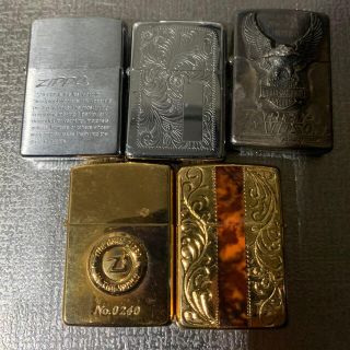 ジッポー(ZIPPO)のジッポライター　5個セット(タバコグッズ)