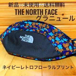 ザノースフェイス(THE NORTH FACE)の☆新品 ☆ノースフェイス グラニュール ウエスト ボディ バッグ　花柄(ボディバッグ/ウエストポーチ)