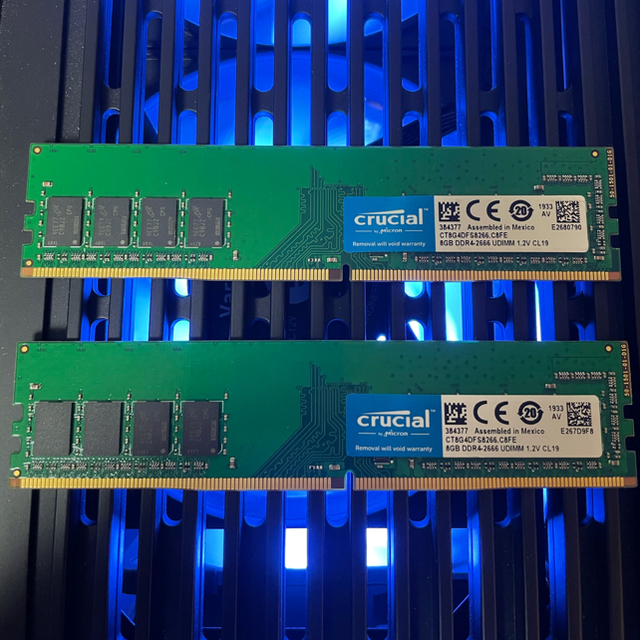 Micron crucial 8g*2 16g ddr4