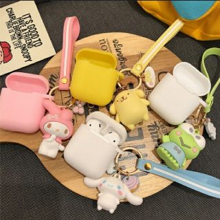 AirPods　サンリオ　マイメロ　ポムポムプリン　シナモン　ケロッピ(ヘッドフォン/イヤフォン)