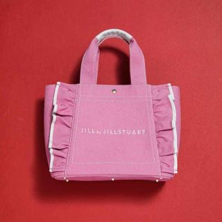 新品JILL by JILLSTUART フリルトートバッグ  ブラックピンク