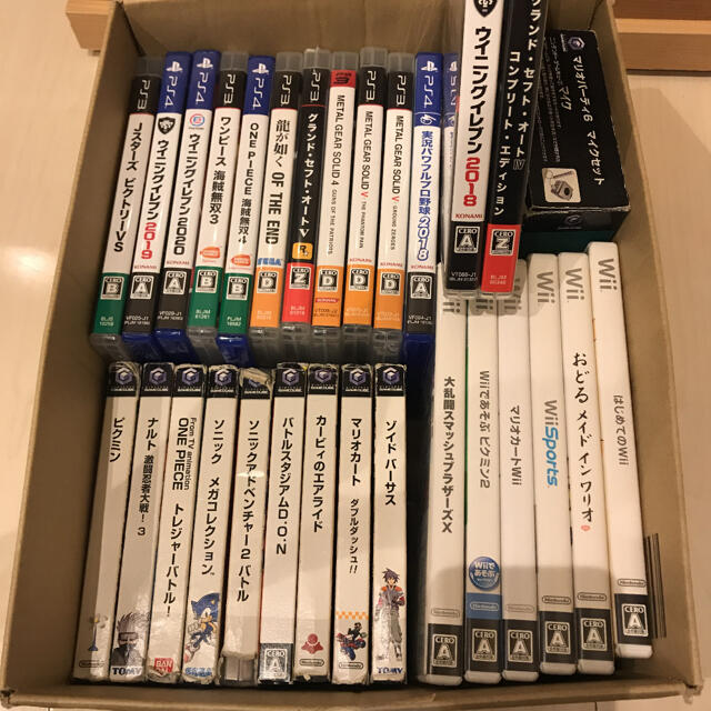 PS3、PS4、Wii、ゲームキューブソフト　29点ウイイレ