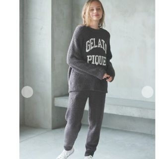 gelato pique - パウダー'ロゴジャガードプルオーバー ロングパンツの