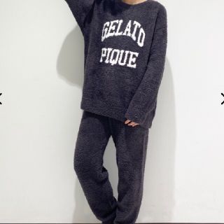 gelato pique - パウダー'ロゴジャガードプルオーバー ロングパンツの