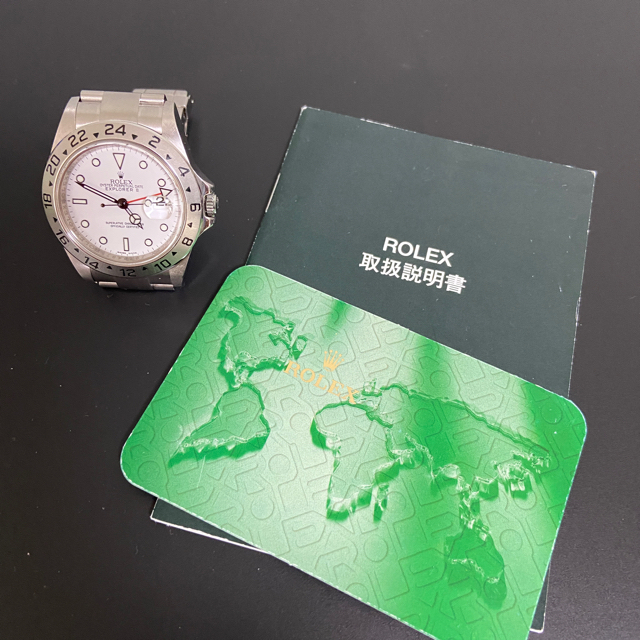 ROLEX(ロレックス)の激美品　ロレックスエクスプローラー2  2006年Z品番　ラグ穴無し　ルーレット メンズの時計(腕時計(アナログ))の商品写真