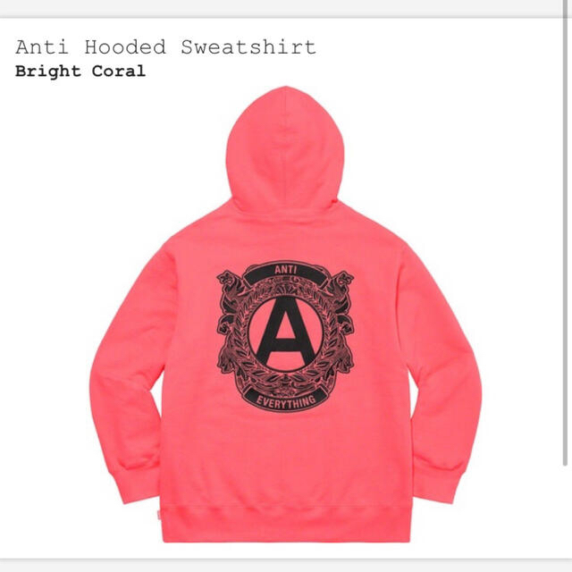 Supreme   Anti Hooded Sweatshirt   フリマアプリ ラクマ