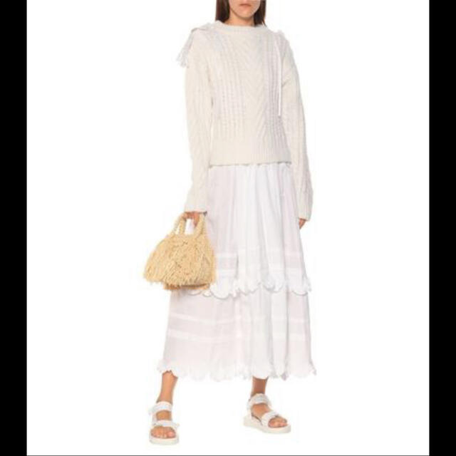 通販の特価 値下☆人気☆完売CECILIE BAHNSEN 襟付きニット ホワイトXS 通販の特価 値下☆人気☆完売CECILIE BAHNSEN 襟付きニット ホワイトXS