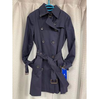 バーバリーブルーレーベル(BURBERRY BLUE LABEL)の新品　ブルー　レーベル　クレストブリッジ　トレンチコート ネイビー(トレンチコート)