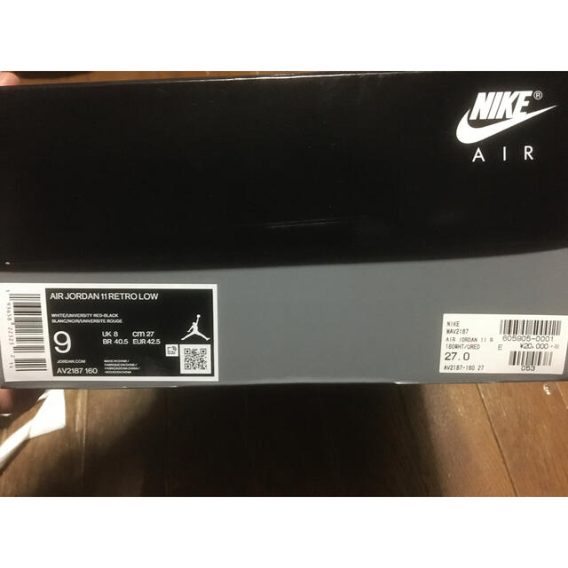 ☆未着用　NIKE ナイキ エアジョーダン 11 レトロ LOW 27.0