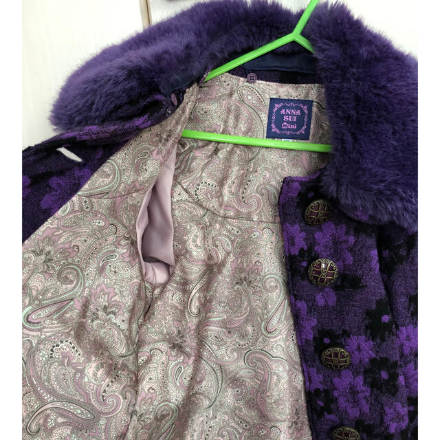 ANNA SUI mini(アナスイミニ)のアナスイミニ  120 アウター コート 上着 ANNA SUI mini キッズ/ベビー/マタニティのキッズ服女の子用(90cm~)(コート)の商品写真