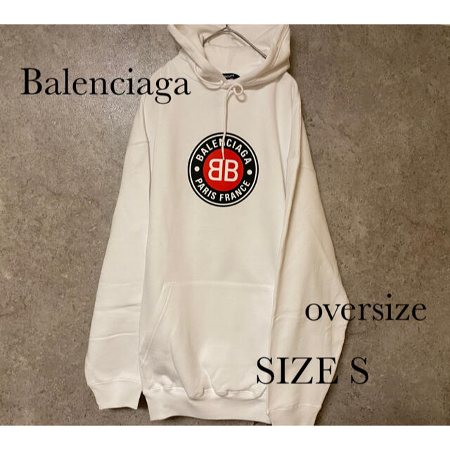 新品 balenciaga hoodie ロゴ バレンシアガ サイズS