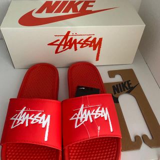 ナイキ(NIKE)のNIKE STUSSY ナイキ ステューシー ベナッシ 新品30cm(サンダル)