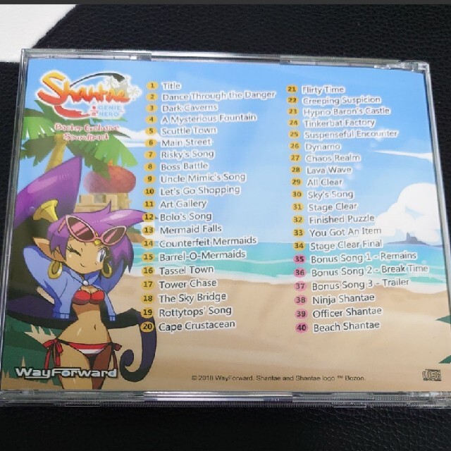 シャンティ ハーフ ジーニー ヒーロー サウンドトラックCD エンタメ/ホビーのCD(ゲーム音楽)の商品写真