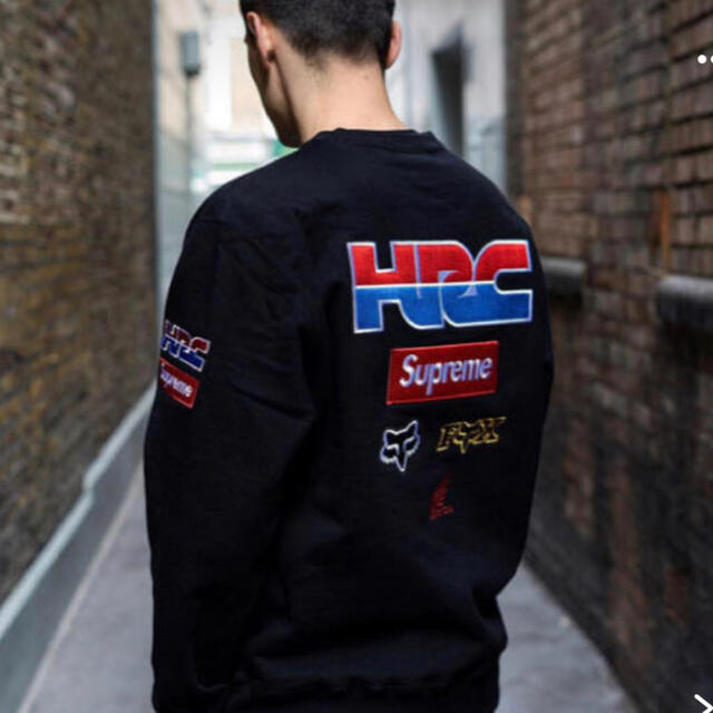 Supreme HONDA Fox Racing Crewneck