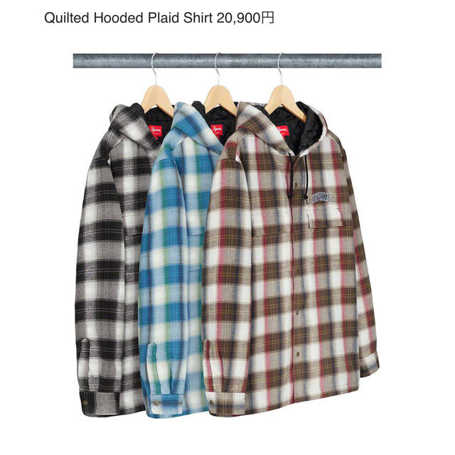 Supreme Quilted Flannel Shirt サイズL 2