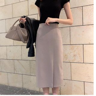 ディーホリック(dholic)のCHIC Hline skirt(ひざ丈スカート)