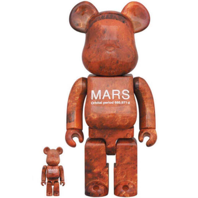 MEDICOM TOY(メディコムトイ)のMARS BE@RBRICK 100％ & 400％ エンタメ/ホビーのタレントグッズ(その他)の商品写真