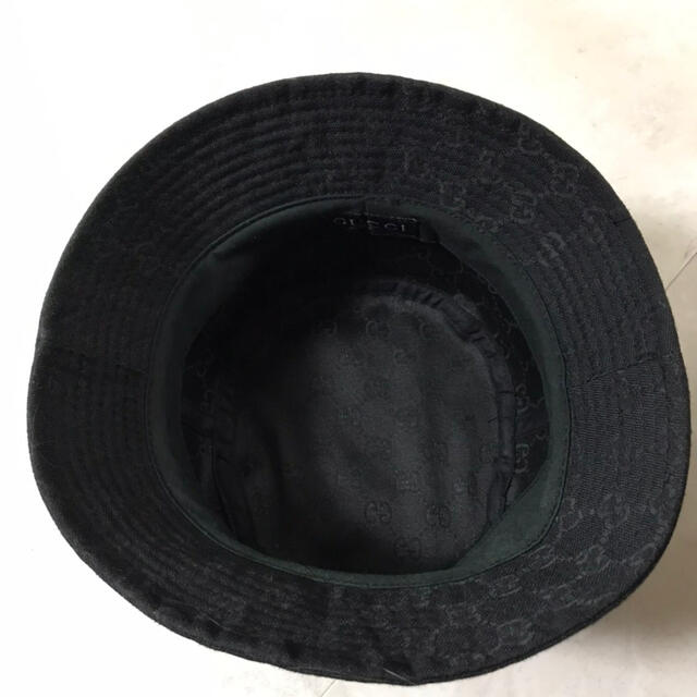 Gucci(グッチ)のGUCCI 帽子 GG柄 ブラック レディースの帽子(ハット)の商品写真