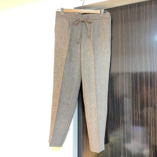 ザラ(ZARA)の専用⭐︎韓国ブランド★LiNG ツイード地 リラックスパンツ 裏地付き 未使用(クロップドパンツ)