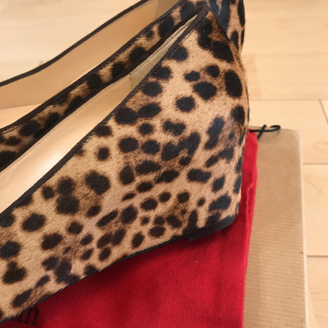 Christian Louboutin(クリスチャンルブタン)のクリスチャンルブタン　ヒョウ柄ハラコパンプス レディースの靴/シューズ(ハイヒール/パンプス)の商品写真