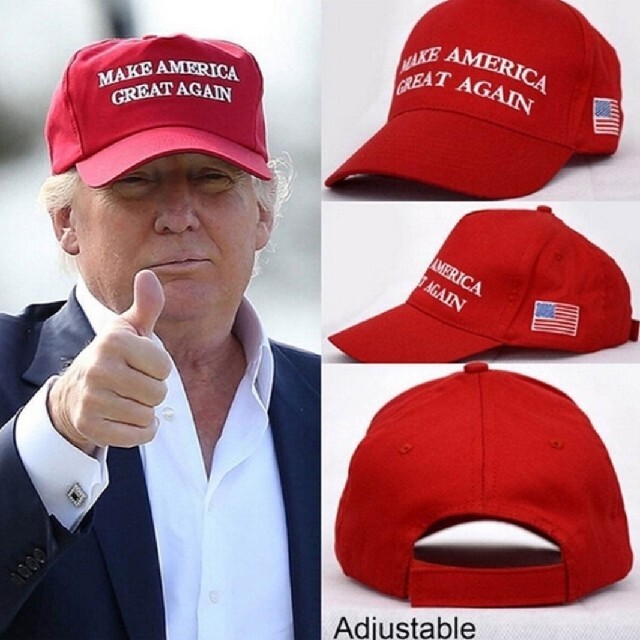 【新品】ドナルドトランプ 帽子 キャップ Make America Great エンタメ/ホビーのコスプレ(小道具)の商品写真