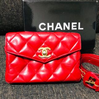 シャネル(CHANEL)の【エクレア様専用】CHANELマトラッセ　ウエストポーチ(ボディバッグ/ウエストポーチ)