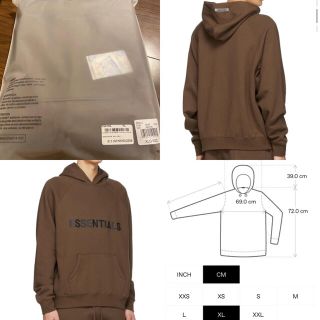 フィアオブゴッド(FEAR OF GOD)のXL FEAR OF GOD ESSENTIALS エッセンシャルズ パーカー(パーカー)