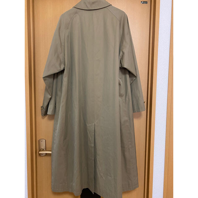 BURBERRY - Burberry 一枚袖 バルマカーンコート カーキ玉虫 コットン